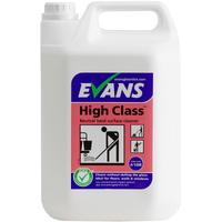 CASE OF 2 X 5L  - HIGH CLASS - General Purpose Mopping Neutral Cleaner/Spray Maintainer (5L)