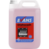 DISH WASH 5L - EVANS Dishwasher Detergent (Soft, Medium & Hard Water) (5L)