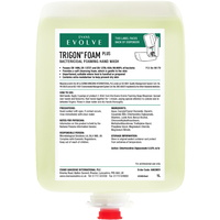 TRIGON FOAM PLUS (Cartridges) - Evans Bactericidal, Unperfumed Liquid Hand Foam Cartridges EN1499, EN13727, EN1276 (6x1L)