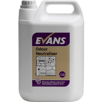 ODOUR NEUTRALISER - EVANS - Eliminates Odours From Carpets, Fabrics & Hard Surfaces (5L)