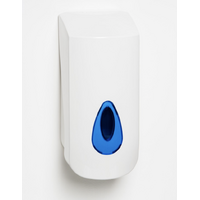  Soap Dispenser  Refillable - White/ Blue - Modular 400ml Refillable 