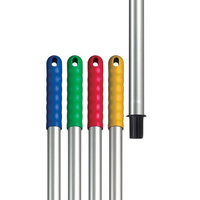 HX Push-Fit Universal Aluminium Mop Pole Handle Yellow