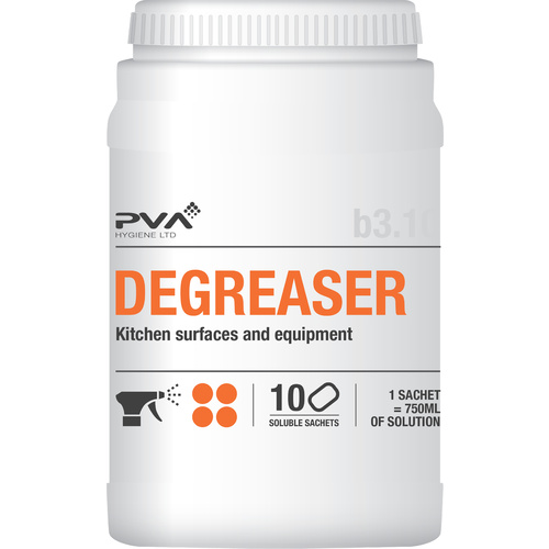 B3:10 Degreaser Cleaner PVA (Catering Grade) (x10 Sachets)