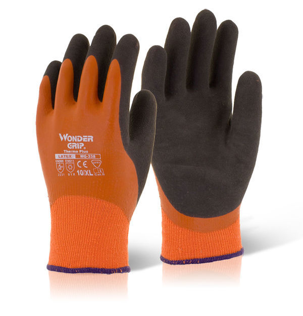 Double Coated for extra cold resistance Wonder Grip Thermo Plus Safety Gloves 
