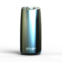 Oxy-Gen Viva!E Air Freshener Odour Control System Dispenser  - STEEL GREY