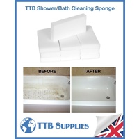 Case of 25 x Magic Sponge -  Shower Bath Sink Tile Sponge Removes Soap Scum& Body Fat Mould Limescale 