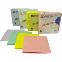 Ultimate Super Absorbent Cloths (Pack x10) GREEN