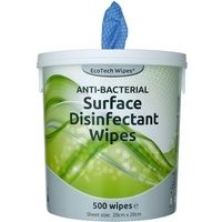 Surface Disinfectant Wipes Anti-Bac/Catering Grade EN1276 EN14476 (Bucket x500 Wipes)