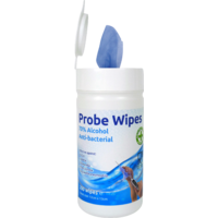 CASE OF 2 X Probe Wipes Alcohol Based Catering Grade EN1276 (Tub x200 Wipes) Eco Tech