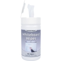 Whiteboard Wipes Removes Ghosting/Smear Free (Tub x40 Wipes)