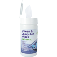 Eco Tech Screen & Computer Wipes (100 Wipes)