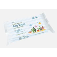 Luxury Soft 100% Natural Baby Wipes - Biodegradable & Compostable, Allergen Free (Case 12 x 60 Wipes)