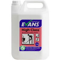 HIGH CLASS - EVANS -General Purpose Mopping Neutral Hard Surface Cleaner/Spray Maintainer (5L)
