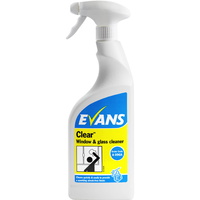 EVANS - CLEAR - Window, Glass & Stainless Steel Cleaner (750ml)