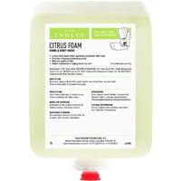 EVANS - CITRUS FOAM (Cartridges) - Luxury Foaming Hand & Body Wash (6x1L Cartridges)