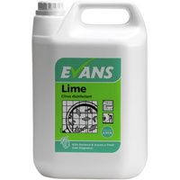 EVANS - LIME DISINFECTANT - Long Lasting Citrus Fragranced  Disinfectant (5L)