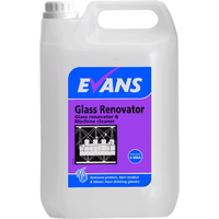 GLASS RENOVATOR - EVANS - Concentrated Glass Renovator and Machine Cleaner/Sanitiser (2.5L)