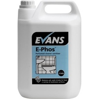 E-PHOS - EVANS - Toilet Cleaner & Descaler Safe on Stainless Steel EN1276 (5L)