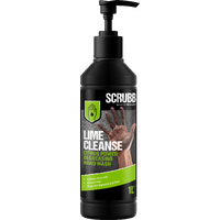 CASE OF 2 X 1L - H22 - SCRUBB Lime Cleanse Degreasing Hand Wash - 1L Pump Action Bottle ORCA