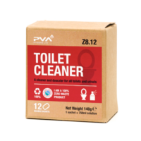 PVA Z8:12 Toilet Cleaner & Descaler BLUE (12L) (x12 Sachets)