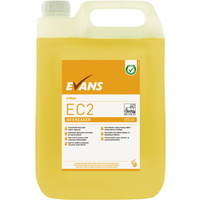 EC2 DEGREASER EVANS (5L) - Unperfumed, Heavy Duty Cleaner & Degreaser (YELLOW)