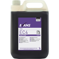 EC4 SANITISER (5L) EVANS - Unperfumed Cleaner Sanitiser (PURPLE)