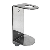 EVANS SINGLE WALL BRACKET -, Stainless Steel Wall Bracket for, use with 500ml Basin Pump, Bottle