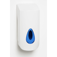 Modular 900ml Refillable Sanitiser Soap Dispenser / White Blue