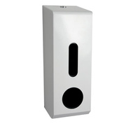 Domestic Toilet Roll Dispenser (White Metal)