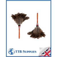 CASE OF 2 X  Ostrich Feather Duster 30cm Dustease