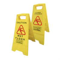 A-Frame Wet Floor Sign Yellow