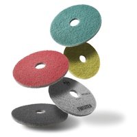 16 Inch Twister Diamond Cleaning Pads (x2) - Red - Intense Cleaning