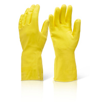 Heavy Duty Household Rubber Gloves Large - Yellow
