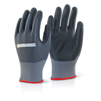 Nitrile PU Mix Coated Dot Grip Gloves EN388