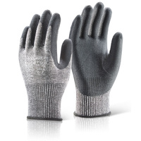 Click Kutstop Nitrile Coated Micro Foam Palm Cut Resistant Level 5 Gloves EN388