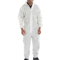 Click Protective Coveralls White CE Marked Type 5 & 6 EN13034 & EN13982