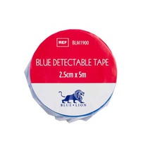 Blue Detectable Tape - 2.5cm x 5m