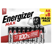 Energizer Max AA Batteries (Pack of 8)