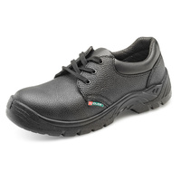Dual Density Steel Toe Cap Shoes with Midsole Protection Black