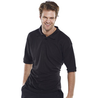 Polo Shirt Black - LARGE