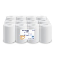 EASY130W (CWH130) - Centre Feed Mini Rolls - 1ply White 120m (x12 Rolls)