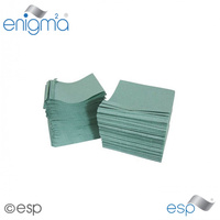 EASY720G (HTGI720) - Nursery Hand Towels (Half Width) - 1ply Green Interfold (x7200 Towels)