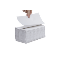 Interfold Hand Towels 1ply White (x4000)