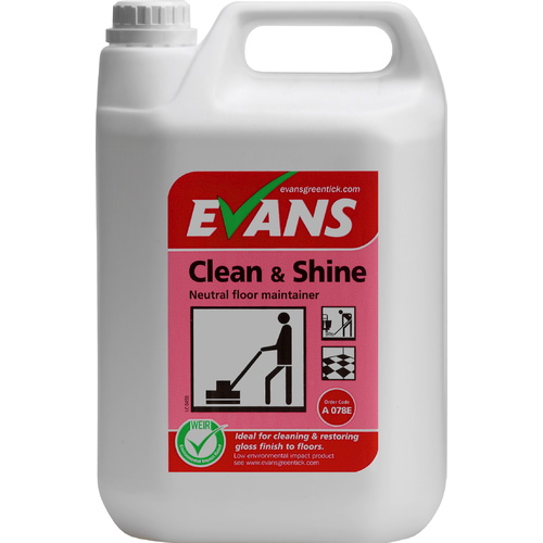 EVANS - CLEAN & SHINE - Floor Polish & Maintainer (5L)