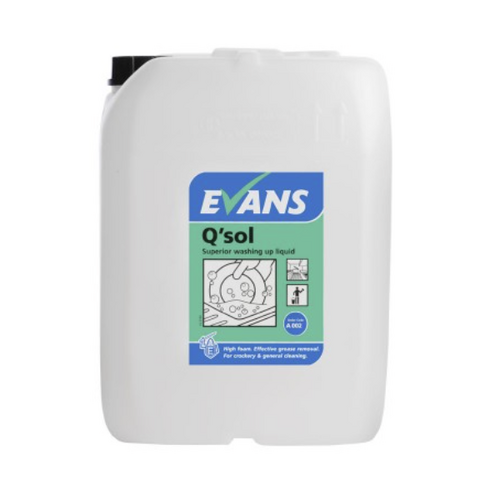 EVANS - Q'SOL- Superior Washing Up Liquid (20L)