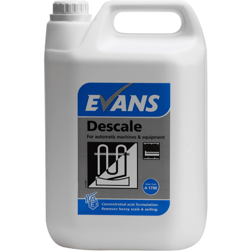 EVANS - DESCALE - Removes Limescale, From Commercial Machines (5L)