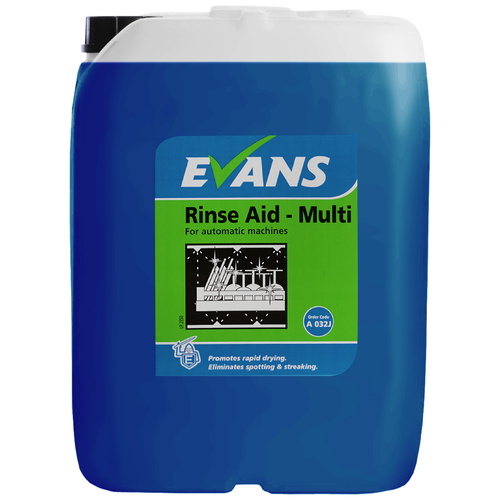 EVANS - RINSE AID MULTI 20L - Dishwasher Rinse Aid (20L)