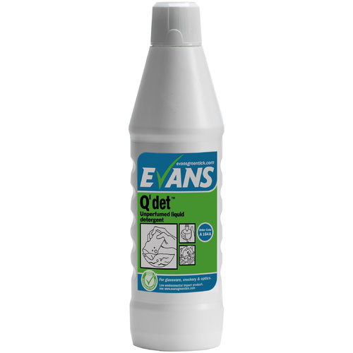 EVANS - Q'DET - Unperfumed Washing Up Liquid (1L)