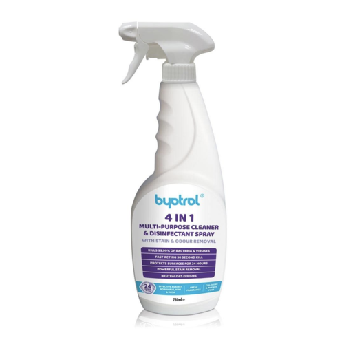 Byotrol - 4 in 1 - 750ml Multi-purpose Cleaner & Disinfectant Spray - With Stain & Odour Removal