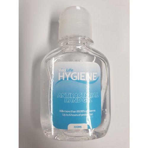 Vital Life Hygiene antibacterial  hand gel 70% Alcohol Hand Sanitiser Gel (100ml)